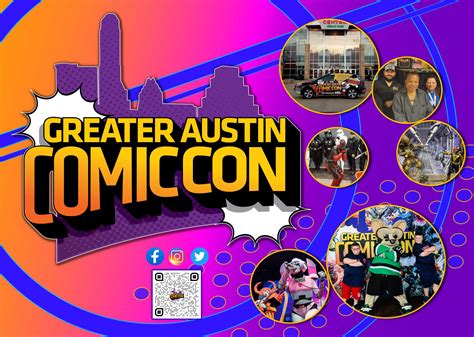 Austin comic con - Greater Austin Comic Con will be held at H-E-B Center at Cedar Park on Saturday June 15th from 10am to 7pm and Sunday June 16th, 2019 from 10am to 5pm. Greater Austin Comic Con (GACC) is a celebration that brings all things pop culture together. GACC will provide two family friendly, entertainment fun filled days of vendors, gaming competitions ...